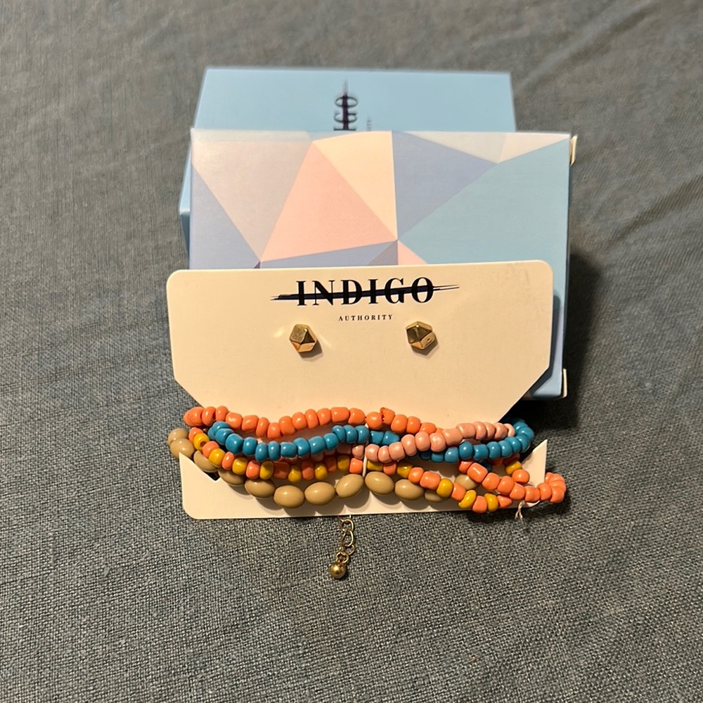 Multicolor Beaded Bracelet Set